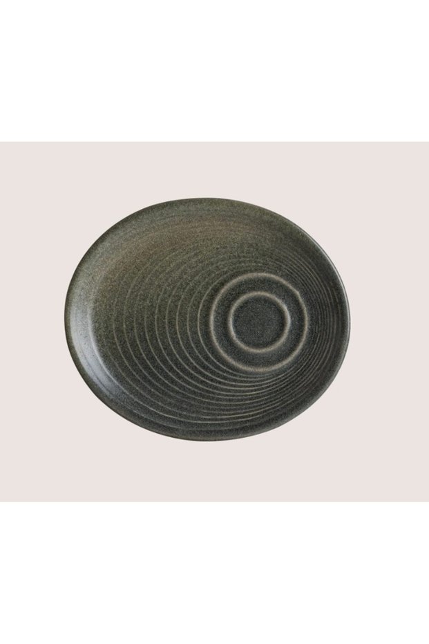 Porcelain hornfels plate house 20x17cm single plate