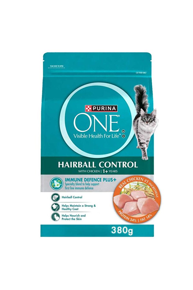 Hairball Control with Chicken 1+ Years 380 g