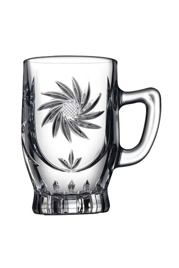 6-Piece Tumbler With Handle Clear