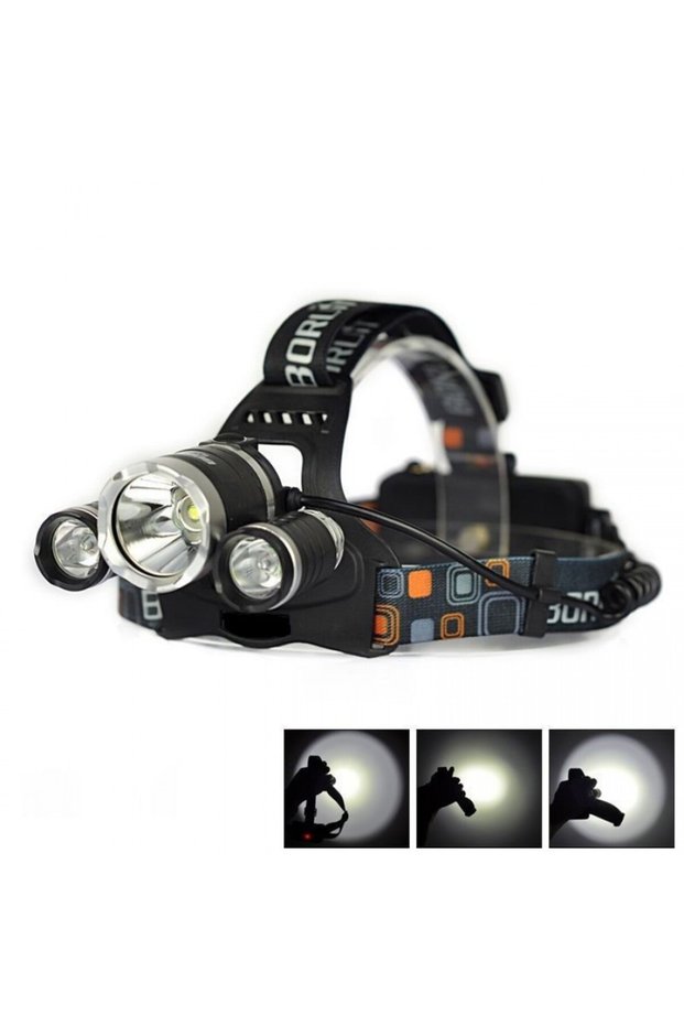 Adjustable professional headlamp with triple LED