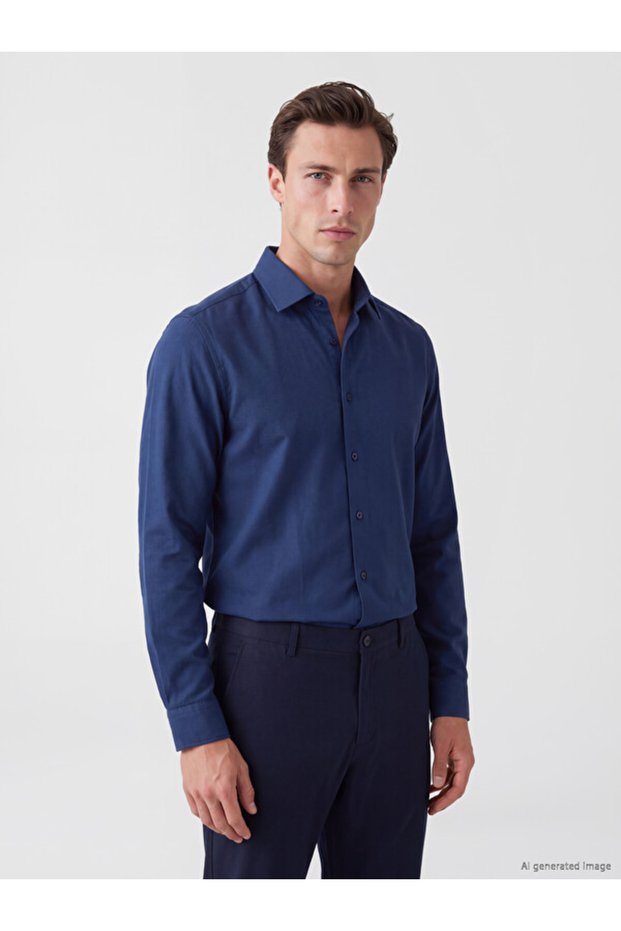 I Narrow Fit Dobby Men's Shirt from Freezen Store