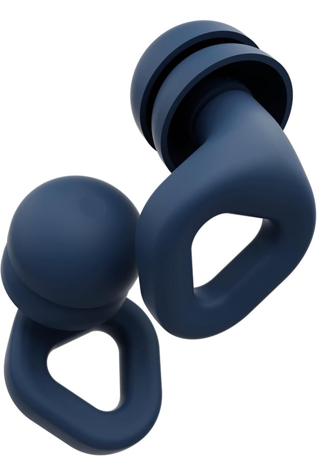 Zenz Unwind Pro Ear Plugs for Sleeping Noise Reduction – Soft Silicone Reusable Earplugs for Sleep, Focus & Work – 35dB Noise Reduction with Storage Case – XS/S/M/L Eartips (Lagoon Navy)
