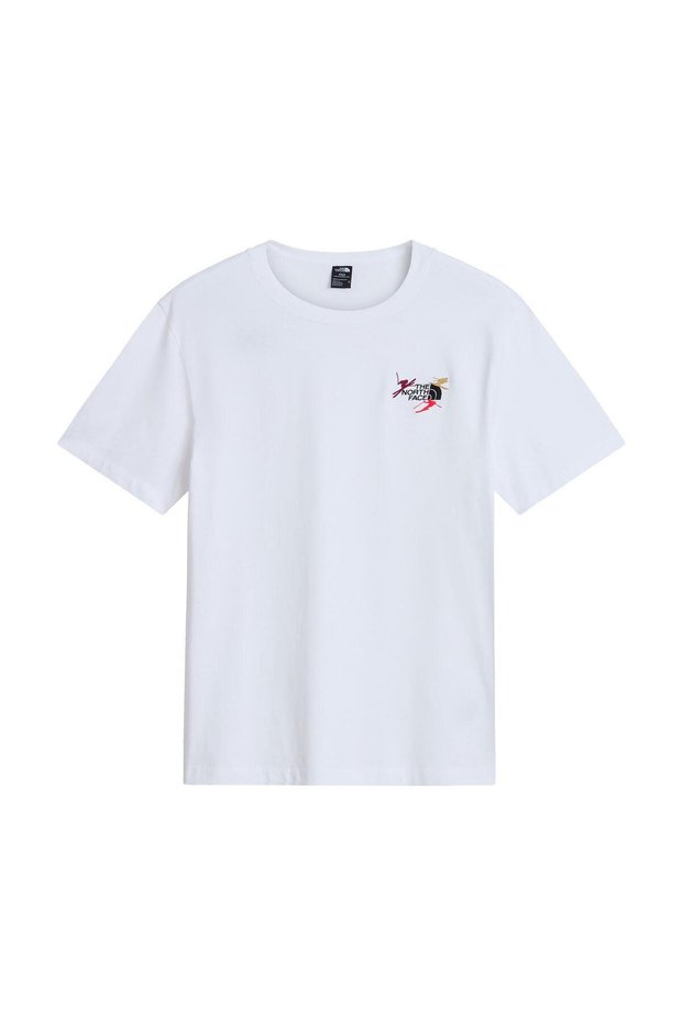 U Off Piste Embro Rlx Ss Tee-Graphic Unisex T-Shirt Nf0A8Ja5Fn41 White-Xl