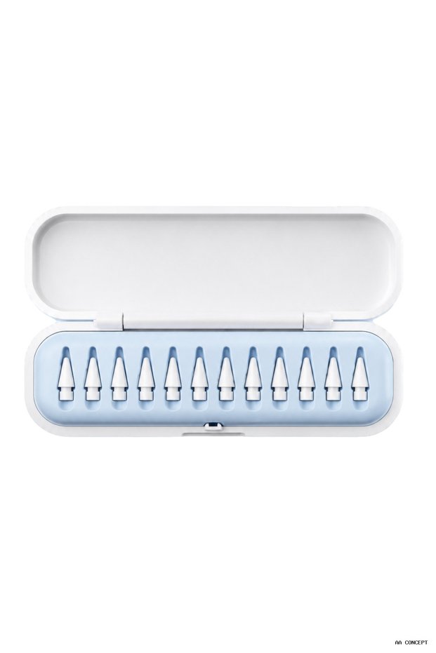 Concepta Newface Pencil Compatible 12-Piece Replacement Pencil Tip Set (134008) - White