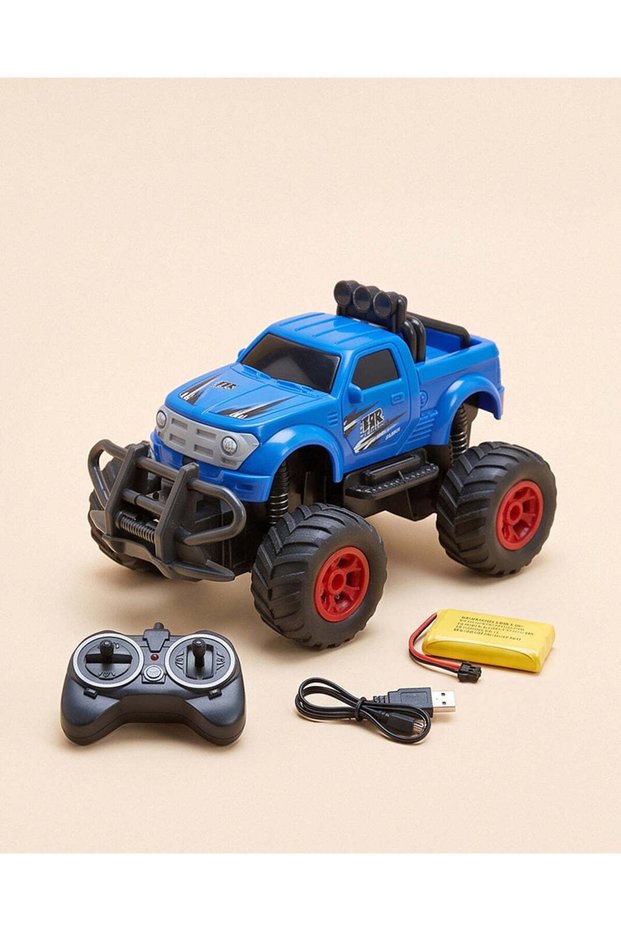 Blue 4CH RC Monster Truck, 4 Pieces