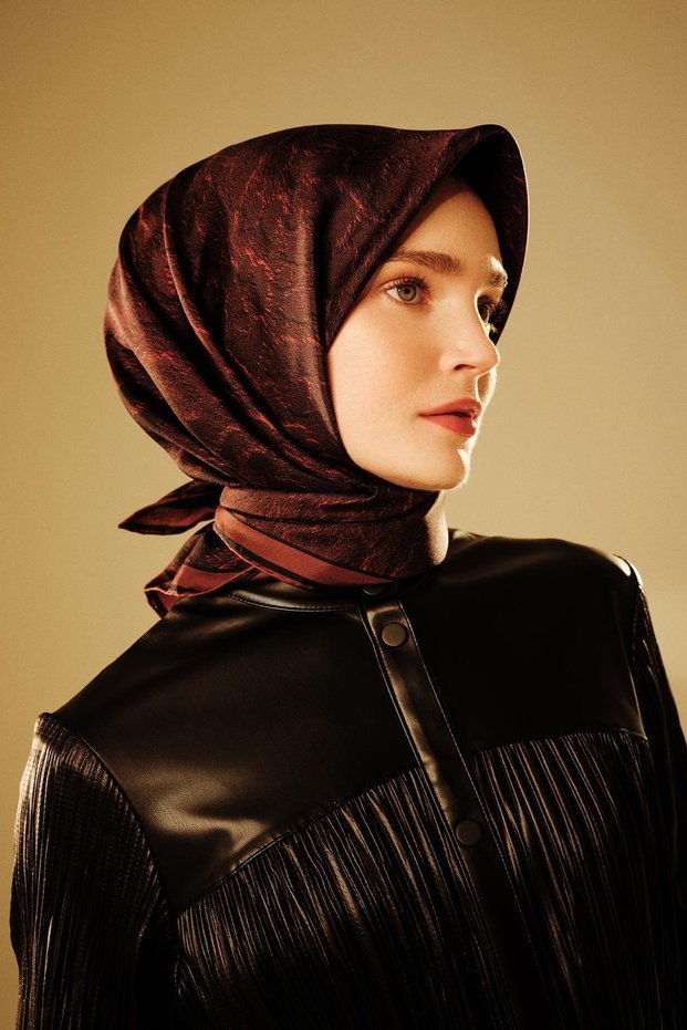 Silk Scarf 2025/2026 Autumn Winter - 9408D-52 - Tivil
