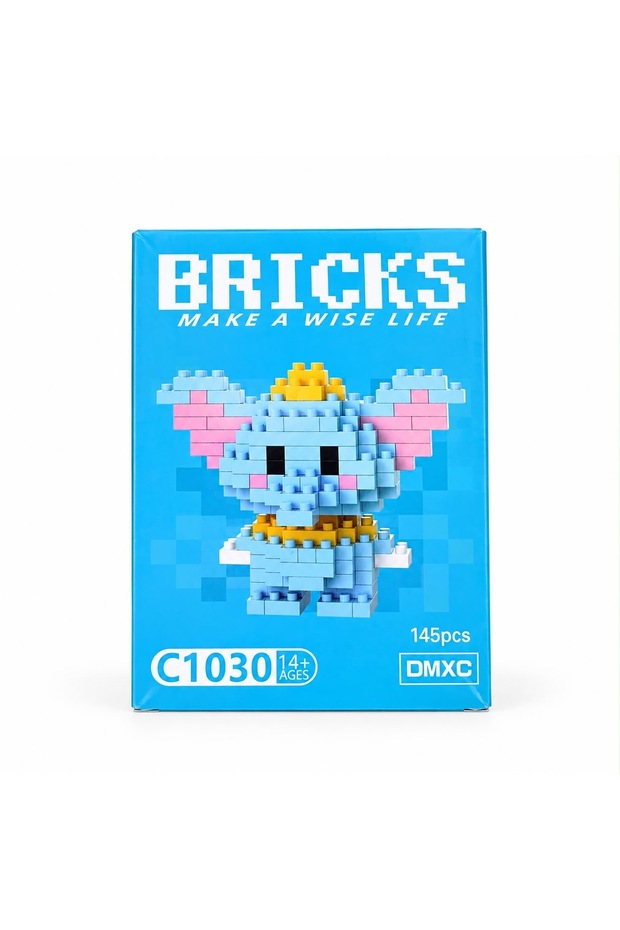 Mavi-Pembe mini fil Lego