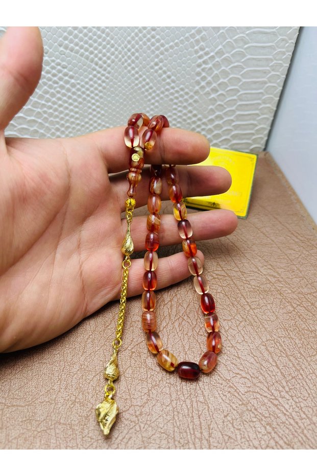 Imame Signed Serial Amber Praying Beads