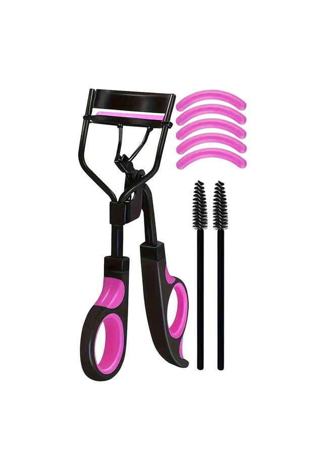 A Eyelash Curler Set Lash Clip With Replacement Pads For Women Eyebrow False Eyelashes Multipurpose