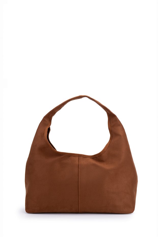 Suede Hobo Casual Draped Nora Shoulder Bag