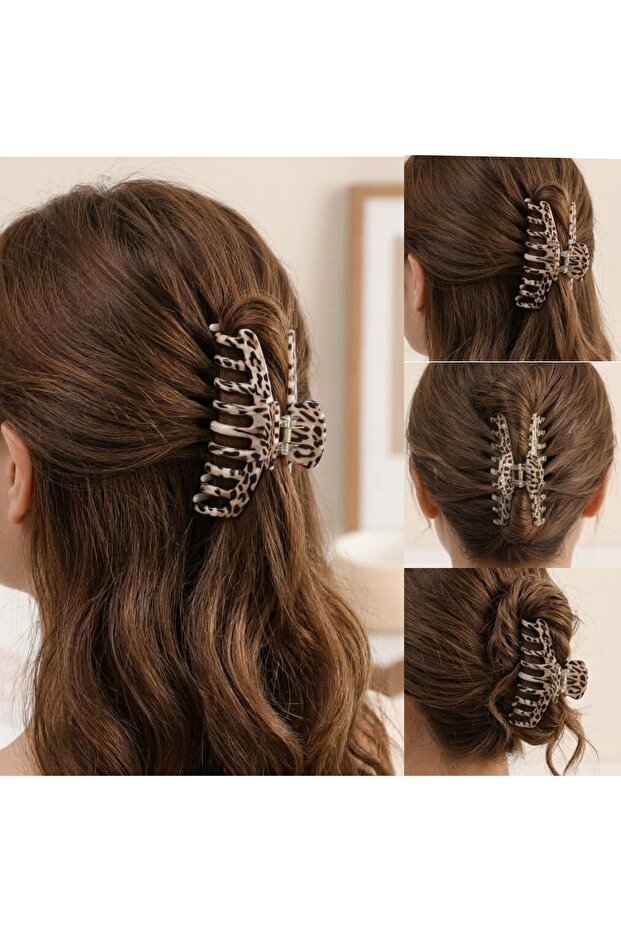 Leopard Patterned Latch Buckle New Trend-06