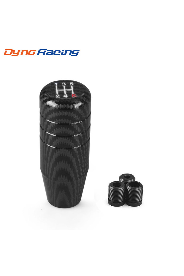 8.5CM Aluminum Carbon Filter Black Gear Shift Knob Racing Universal Manual Transmission Shifter Leve