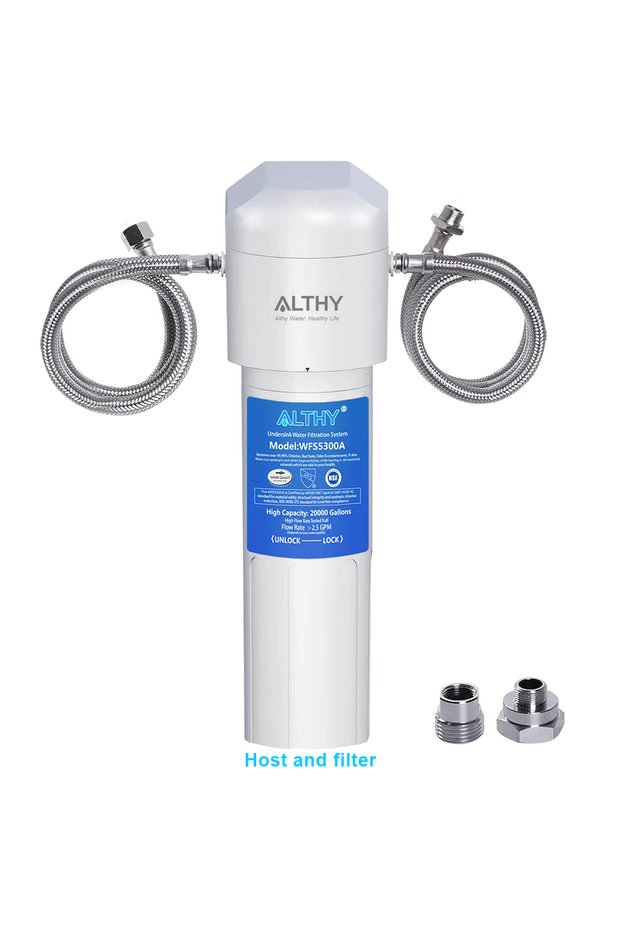 Host and Filter ALTHY Under Sink Drinking Water Filter Purifier -NSF/ANSI Certified Direct Connect U