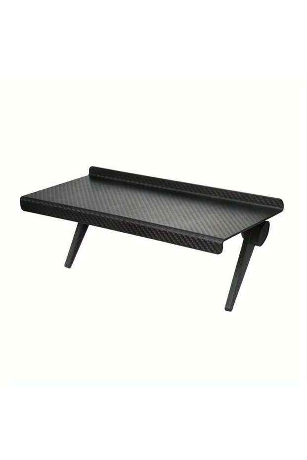 black TV Screen Top Storage Shelf Adjustable Monitor Storage Rack Computer Desktop Display Stand TV