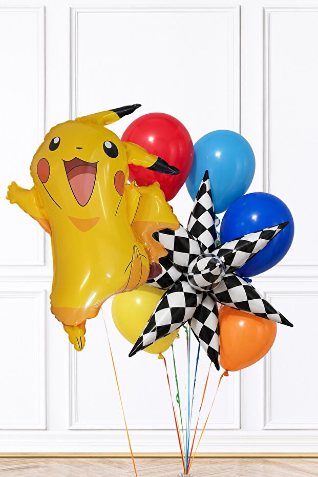 Pikachu and Polar Star Pokemon Theme Balloon Set Set284