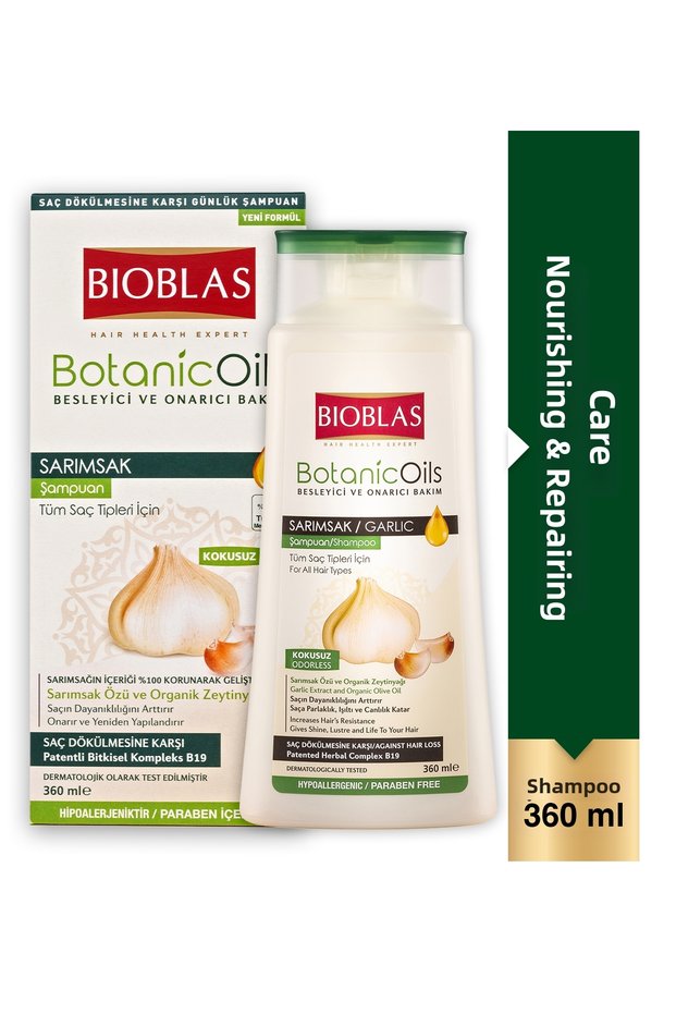 Botanic Oils Garlic Shampoo 360 ml - Unscented