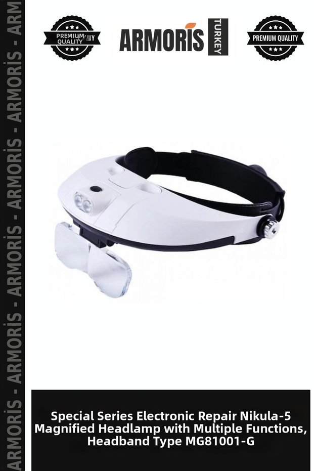 Special Series Electronic Repair Nikula-5 Lens Multi-Function, Head Type Illuminated Magnifiermg81001-G