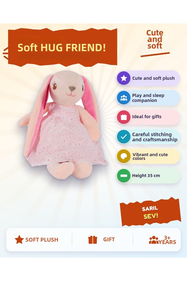 1588 Rabbit 35 cm Ecru 9969