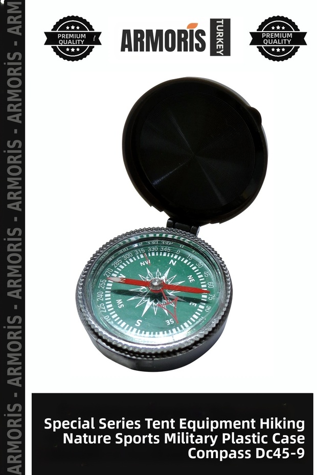 Special Series Tent Equipment Hiking Outdoor Sport Military Plastic Compass with Case Dc45-9