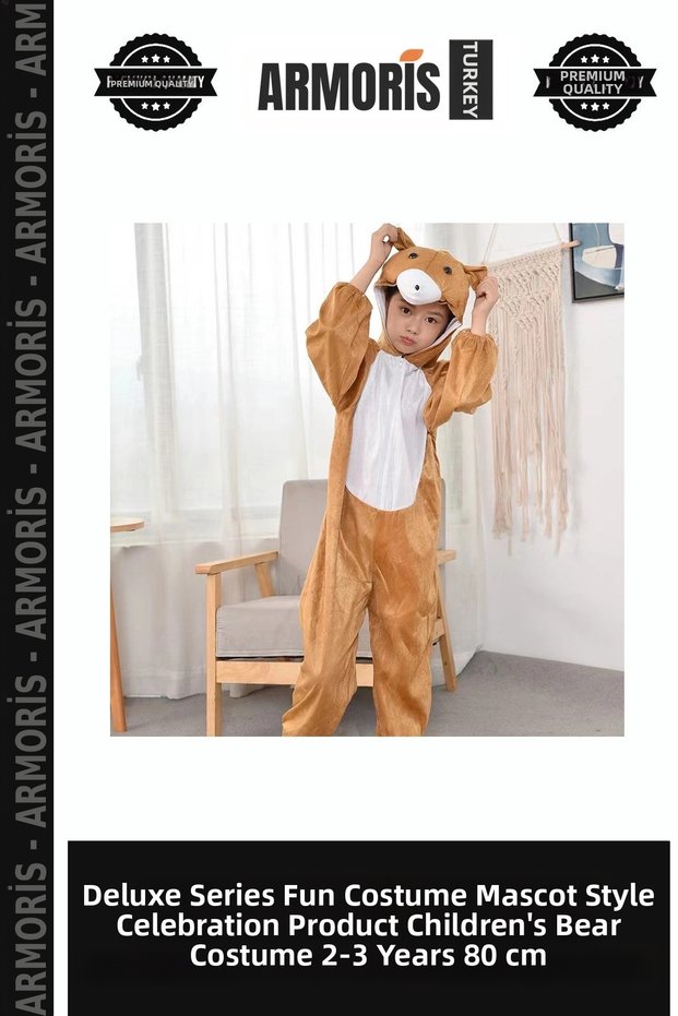 Delux Series Fun Clothing Mascot Style Celebration Product Children's Bear Costume 2-3 Years Old 80 cm