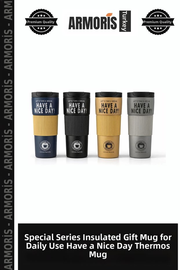 Special Series Warm-Keeping Celebration Gift for Daily Use Have a Nice Day Thermos Mug