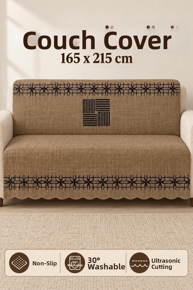 Multi-Purpose Velvet Sofa Cover with Non-Slip Sponge 165X215 cm Modern Bohemian Sofa Bed Throw Picnic Tablecloth Alk3