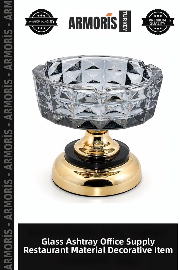 Glass Ashtray Office Supplies Restaurant Supplies Decorative Object