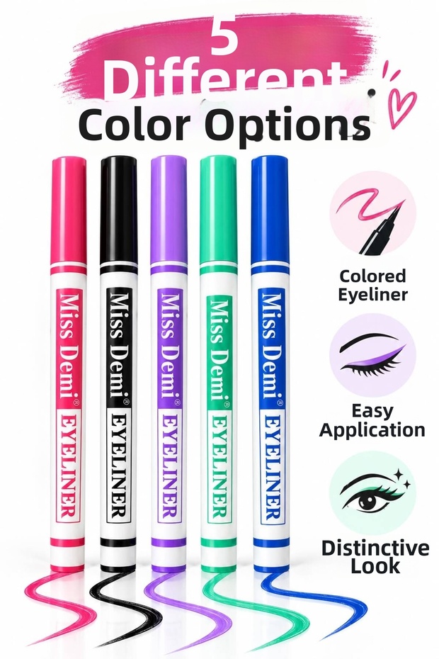 Miss 5 Color Eyeliner Set