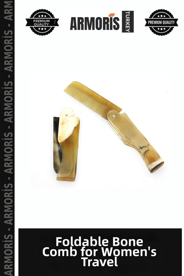 Foldable Bone Comb Women's Care Travel Item