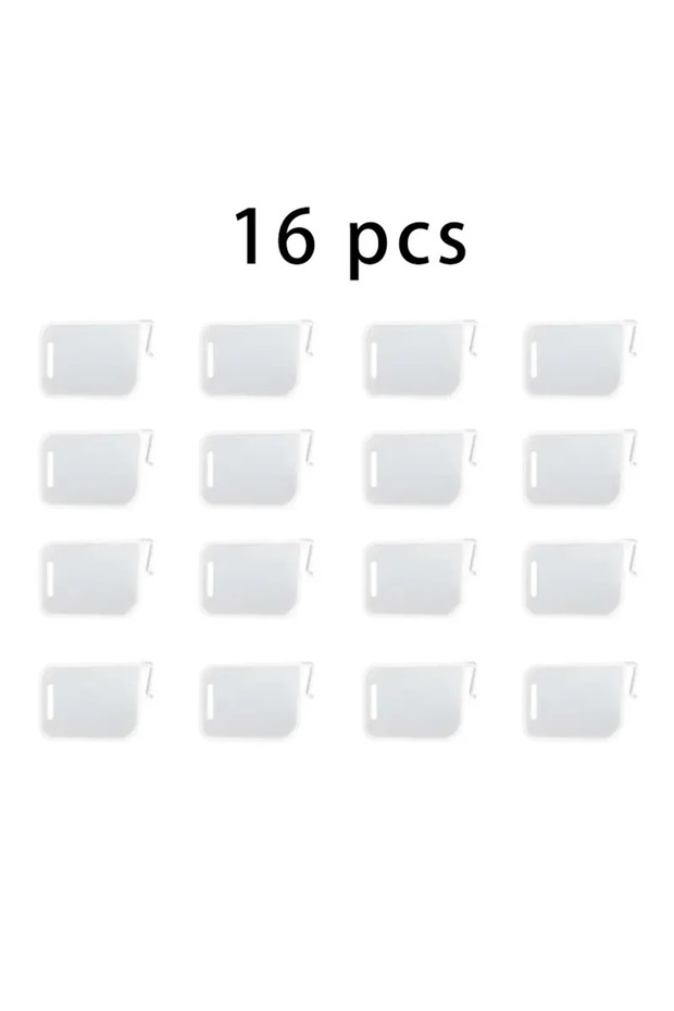 White-16pcs Refrigerator Partition, Side Door Partition, Dividing Clip, Small Partition For Organizi