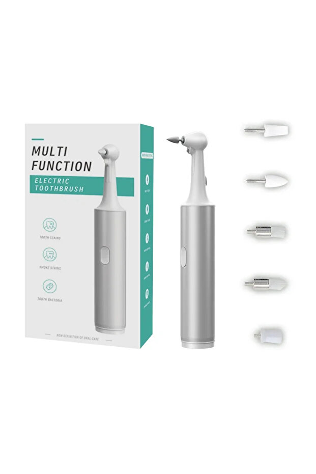 Silver Pet Electric Tooth Polisher Dental Scaler Multifunctional Stains Plaque Tartar Remover Cat Do