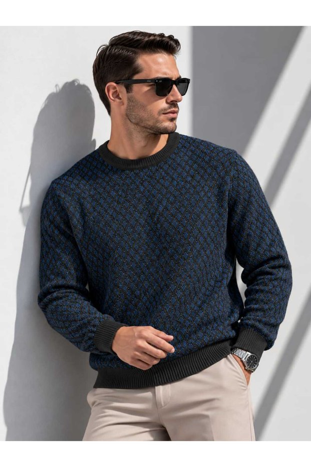 Crew Neck Knitted Sweater