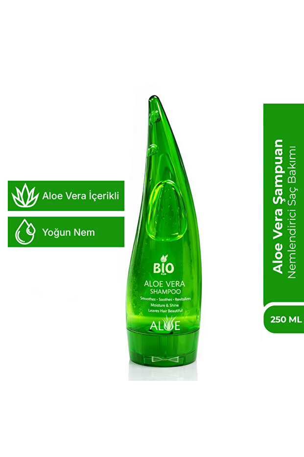 Aloe Vera Shampoo – Moisturizing & Softening Daily Hair Care 250 ml