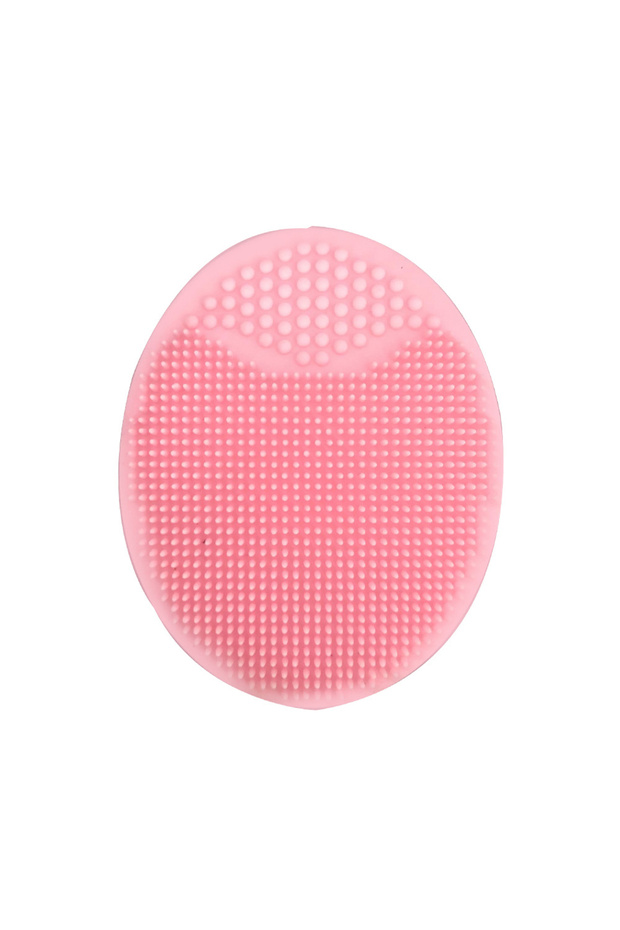1PC Pink Silicone Face Scrubber Facial Cleansing Brush Face Exfoliator Blackhead Acne Face Wash Brus