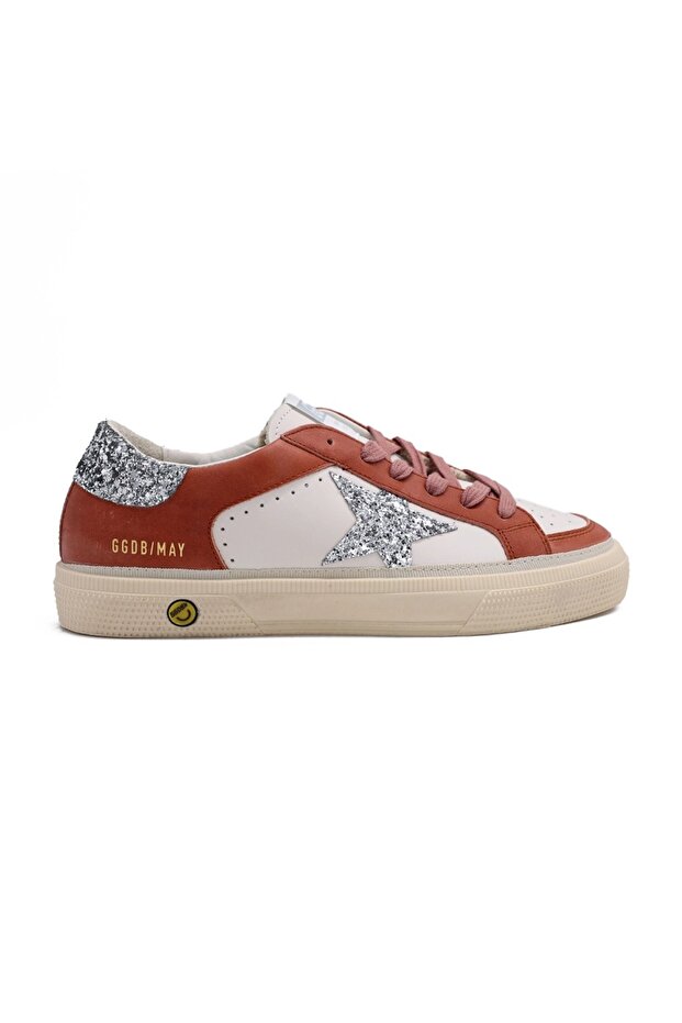 Kids May White Gtf00495 F008646 82710 Children's Sneaker White Tile Silver