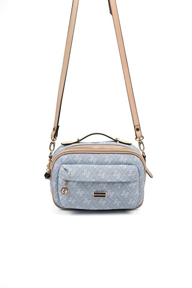 Blue - Ten Monogram Women's Crossbody Bag Sp1186