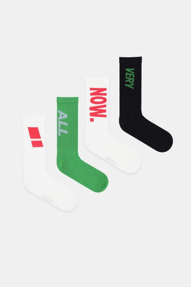 Men's 4 Pair Socks 701236603-001