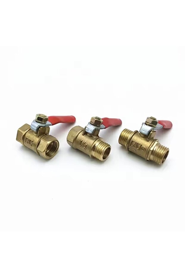 1/4" Female-Male 1/8' 1/4'' 3/8'' 1/2'' Brass Small Ball Valve Female/Male Thread Brass Valve Connec