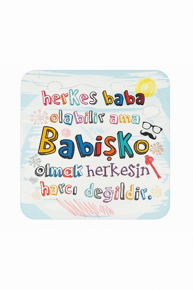 Decorative Coasters Set of 6 Babişko