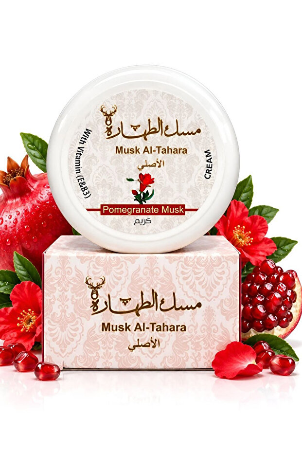 Pomegranate Musk Lotion Cream 100ml - Sweet Fruit and Light Spices Are Sapor, Refreshing for Face and Hands