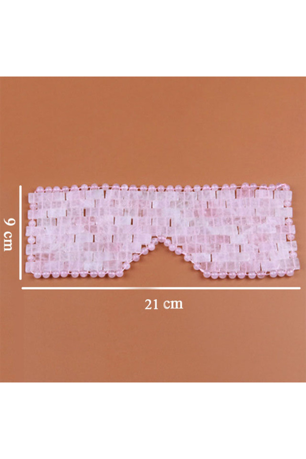 DUTRIEUX Rose Quartz New Rose Quartz Jade Eye Mask Massager Tool Natural Jade Eye Relaxation Massage