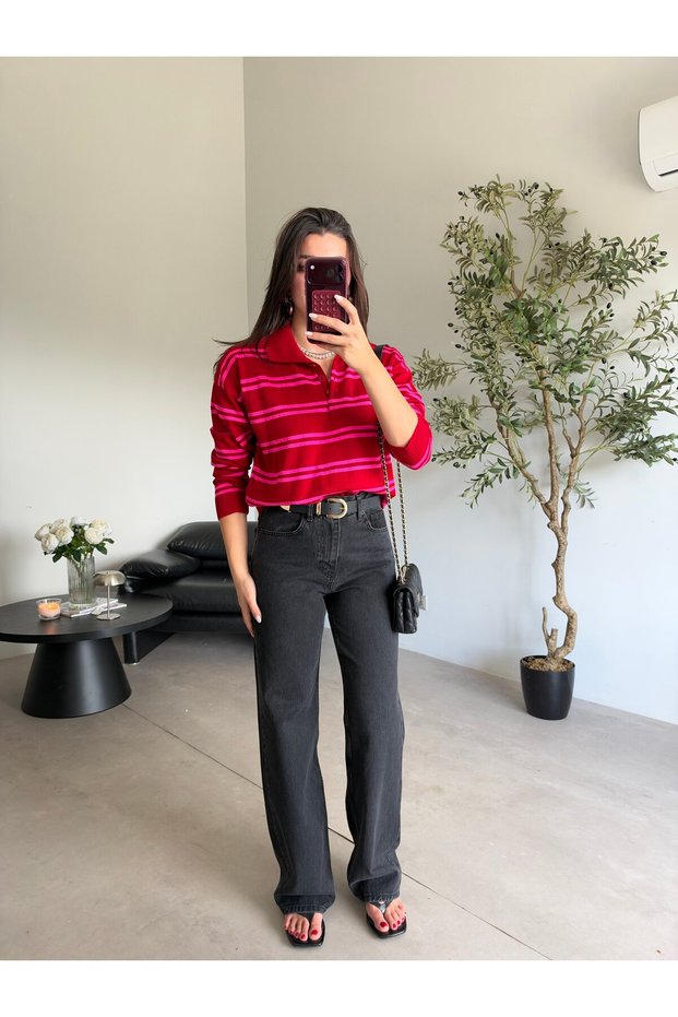 Smoked straight roma jean