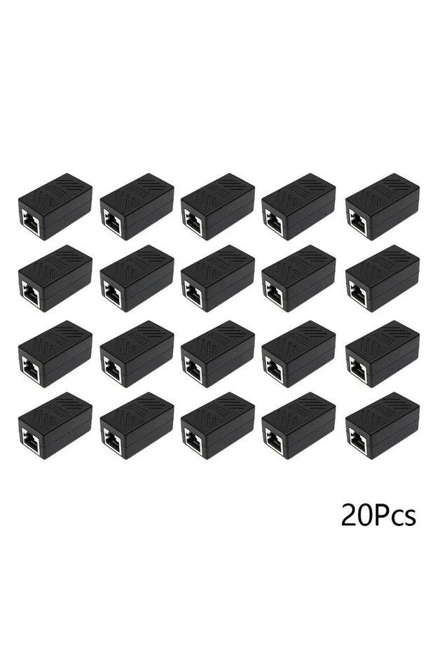 20PCS 1/5/10/20pcs RJ45 Coupler Ethernet Cable Coupler LAN Connector Cat7 Cat6 Cat5e Ethernet Cable