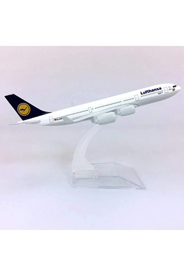16CM A340 1/400 Scale Alloy Aircraft 340 Lufthansa Airlines 16cm Plane A340 Model Toys Decoration Ch