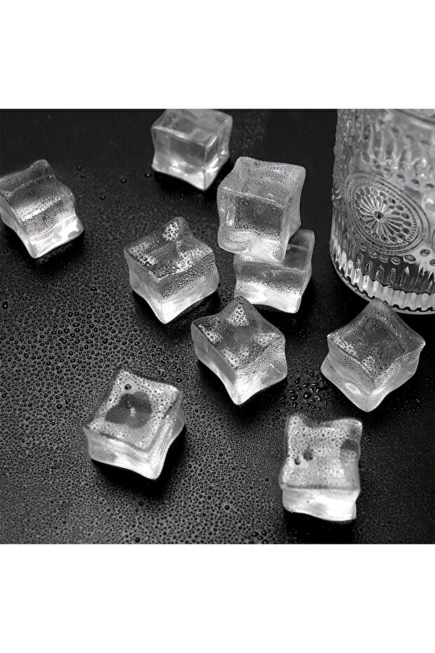 25MM 30Pcs Crystal Diamond Artificial Ice Blocks for Photography Props Vase Filling Home Decoration