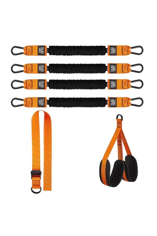 300LB orange Pull Up Assistance Bands Set Resistance Strap for Pull-ups Assist for Men Women Hanging