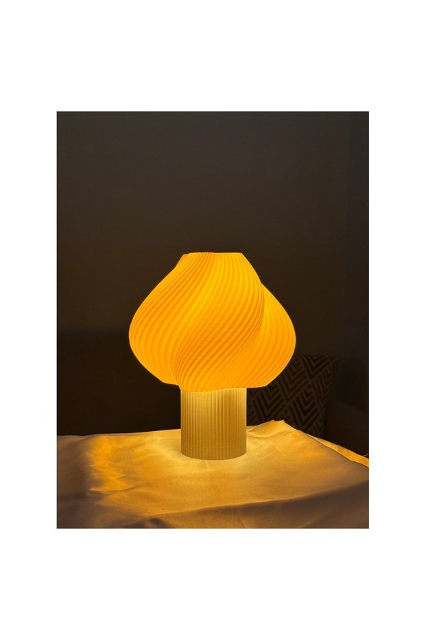 3D Printing Modern Lampshade Model Table and Night Lamp