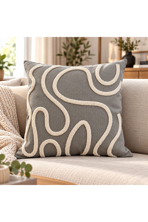 Bohemian Style Punch Embroidered Throw Pillow Case | 43X43Cm
