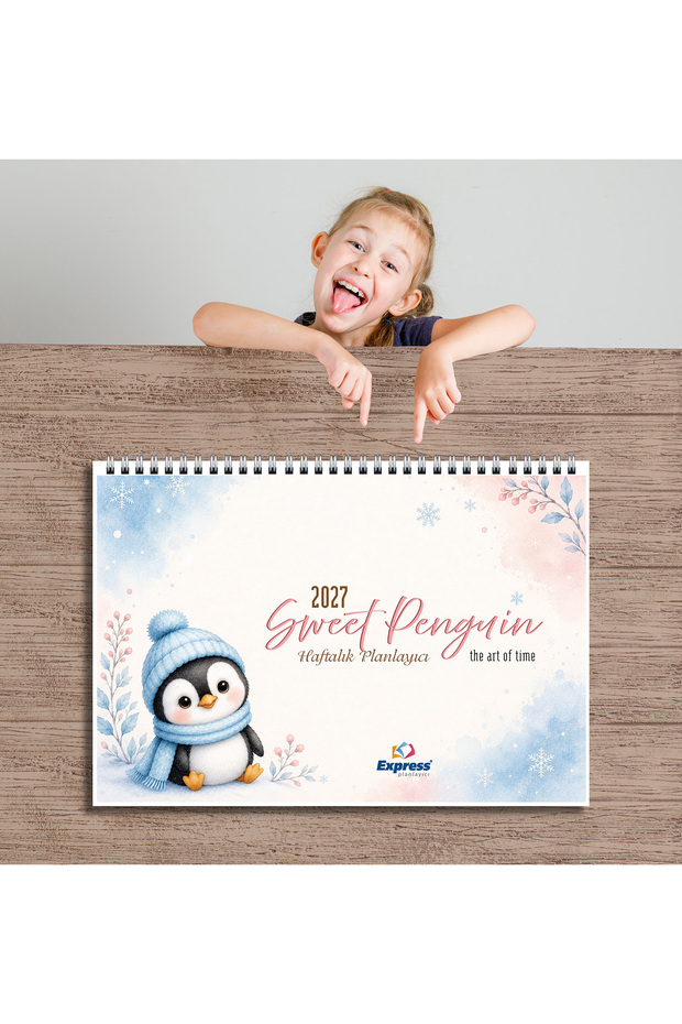 2027 Calendar 53-Week Planner - Sweet Penguin