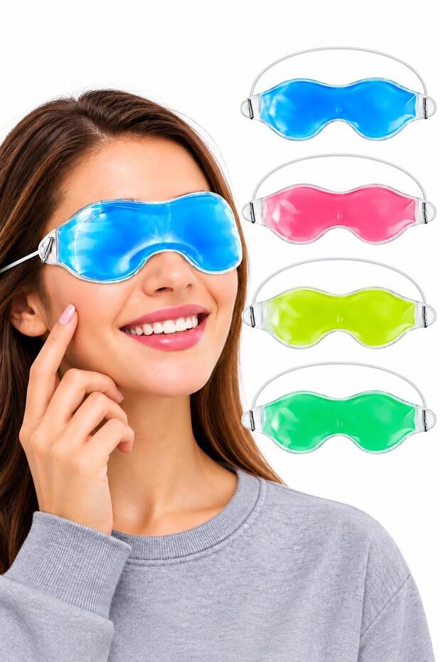 Hot Cold Thermogel Eye Mask Puffiness Relief for Under-Eye Bags Thermogel Sleep Patch 1Pcs